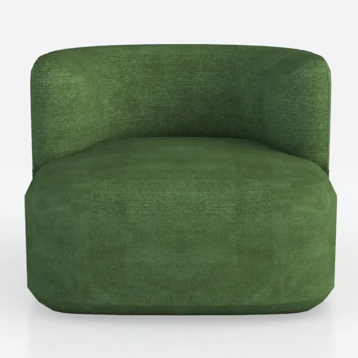 40 in 360° Round Swivel Barrel Chair Modern