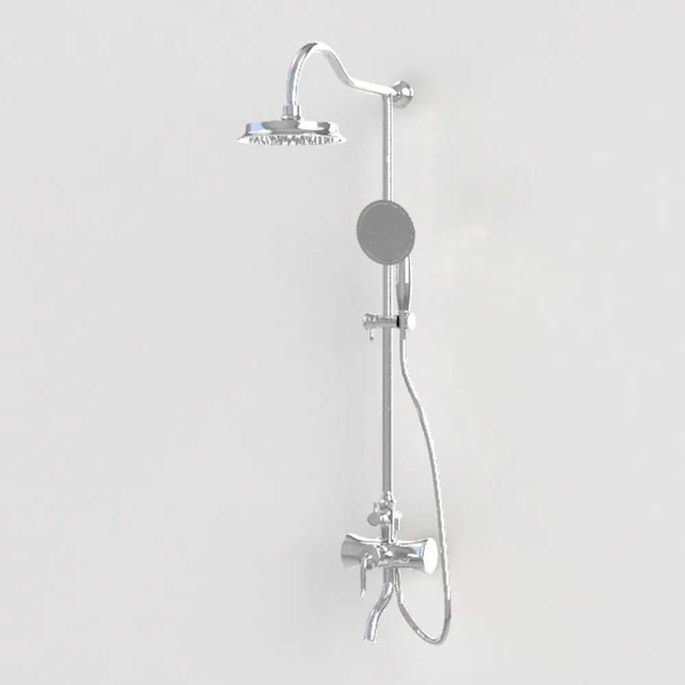 Veken Wide Rain Shower Head with 6 Modes Handheld 