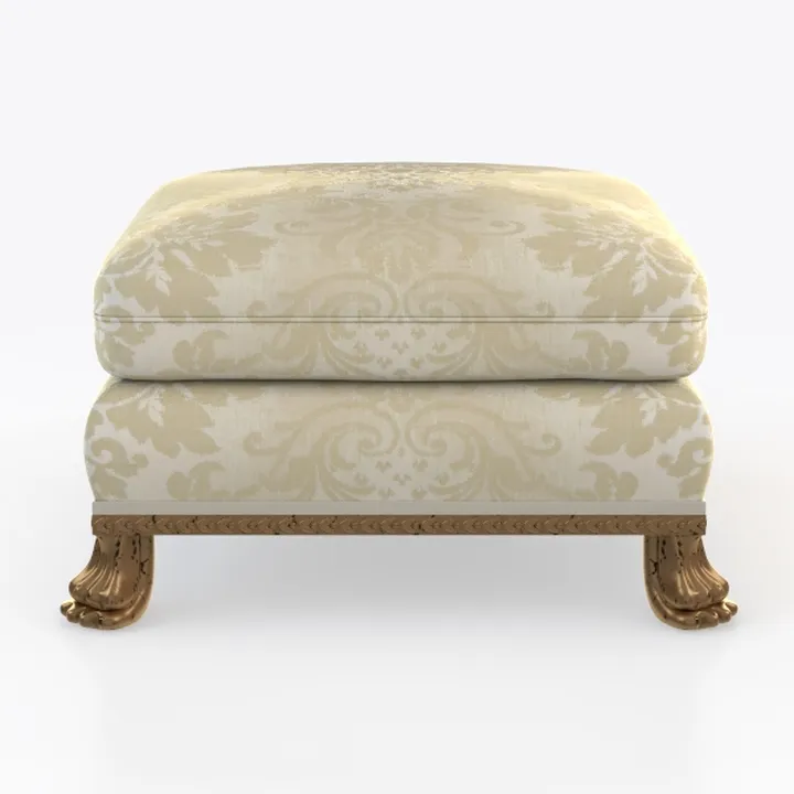 Fiona Traditional Jacquard Decorative Footstool, G