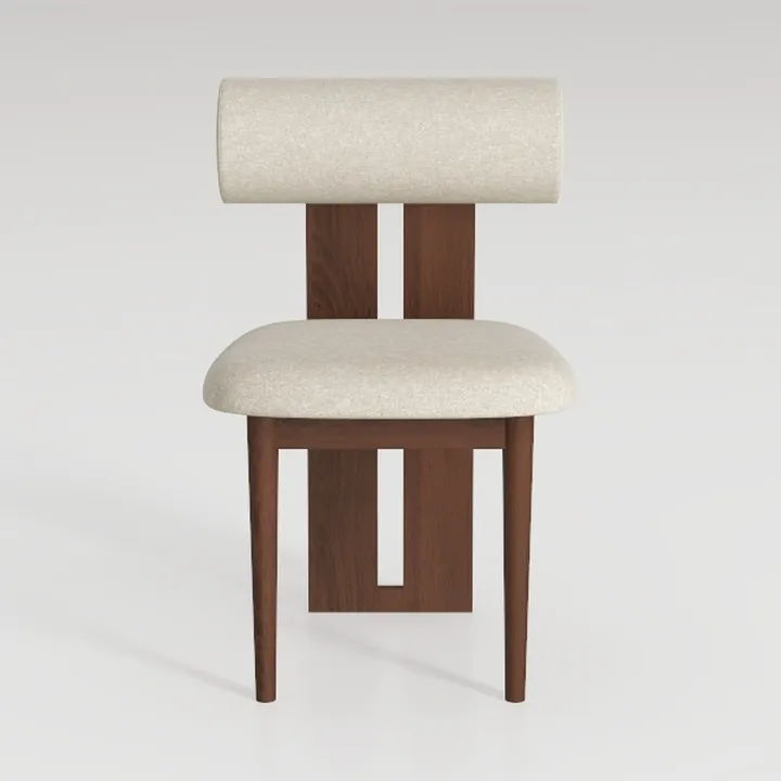 HUIMO Wooden Dining Chairs Set of 2, Mid Century