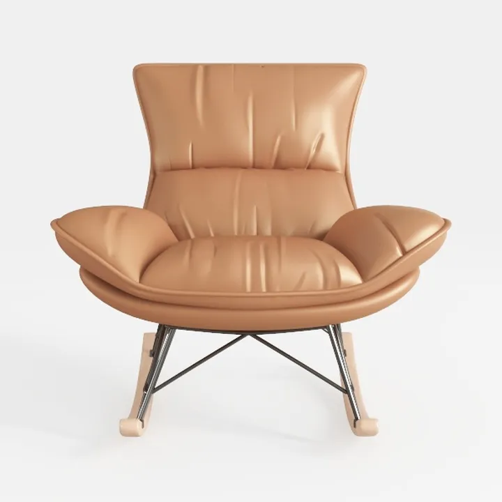 PU Leather Home Office Desk Chair with Adjustable 
