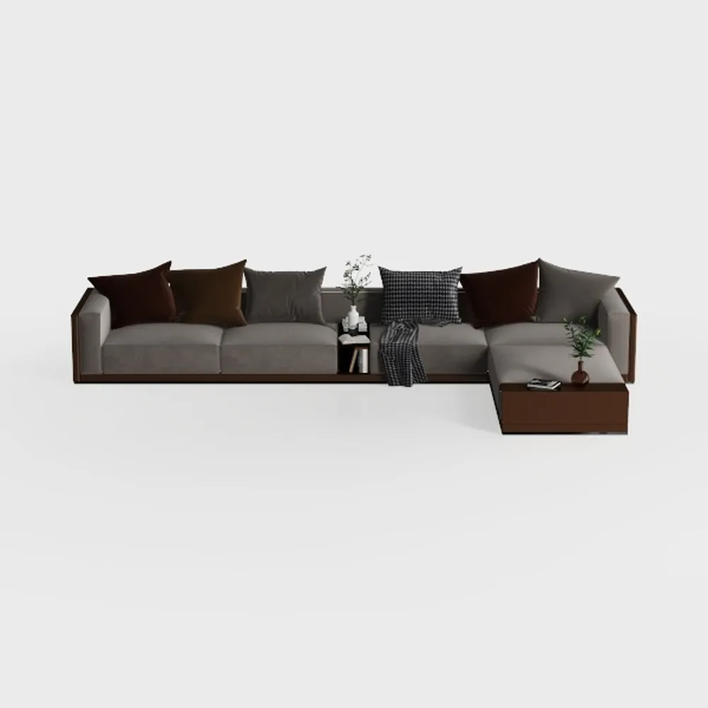 SweetSnuggle L-Shaped Sectional Sofa, Oversized De
