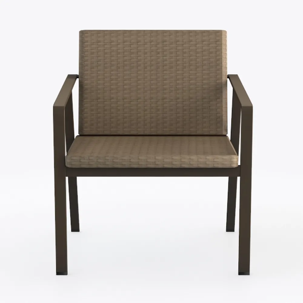 Mid Century Modern Accent Chair with Arms, Grey Of