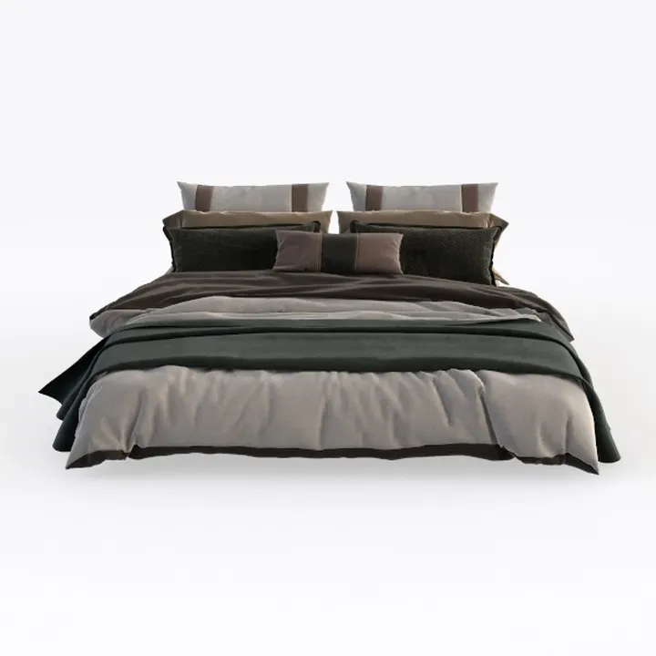 LSIGHTUS Vintage Brown Full Size Bed Frame, Uphols