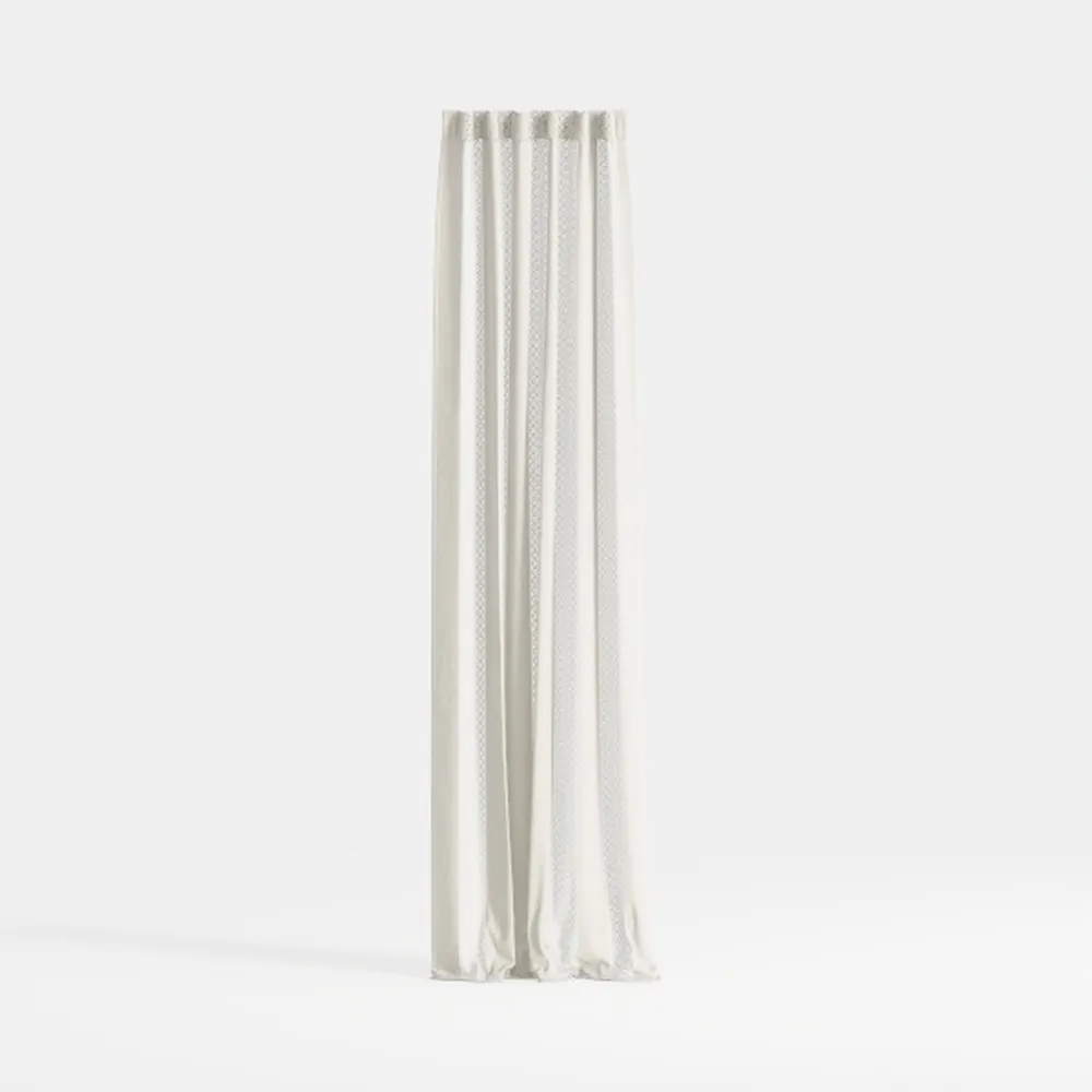 Joydeco Linen Curtains 96 inch Length 2 Panel Set