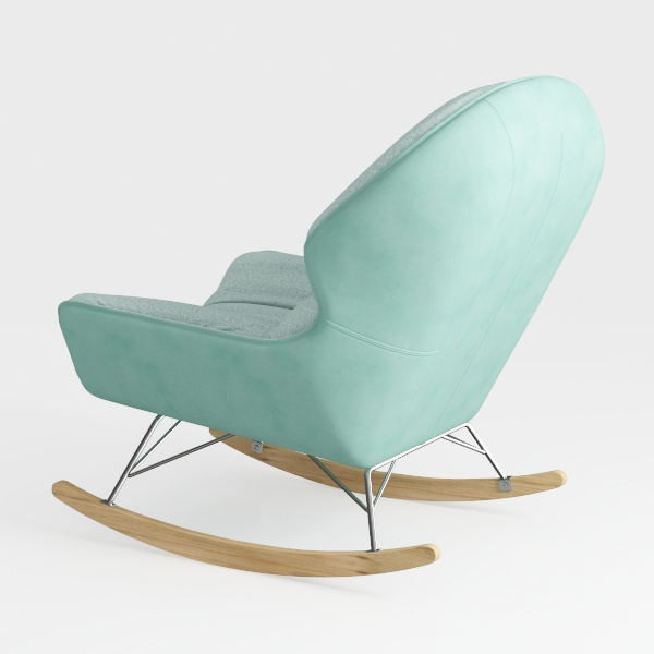 Swivel Chair Low-Back Office Chair Cotton and Line