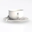 coffee cup-Coffee Break Left 45 Degree View