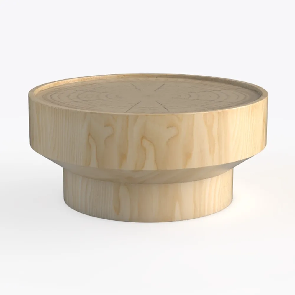 Paulownia Wood Bowl-Warm Beige