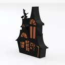 Halloween Tabletop Decoration for Home Left 45 Degree View