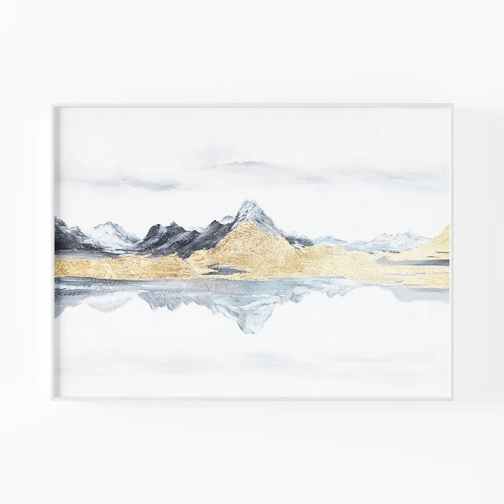 WINKAILIN Modern Artwork White Painting Abstract