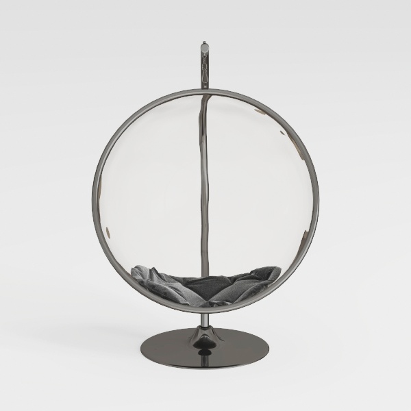 Meridian Furniture 507Black Luna Collection Modern