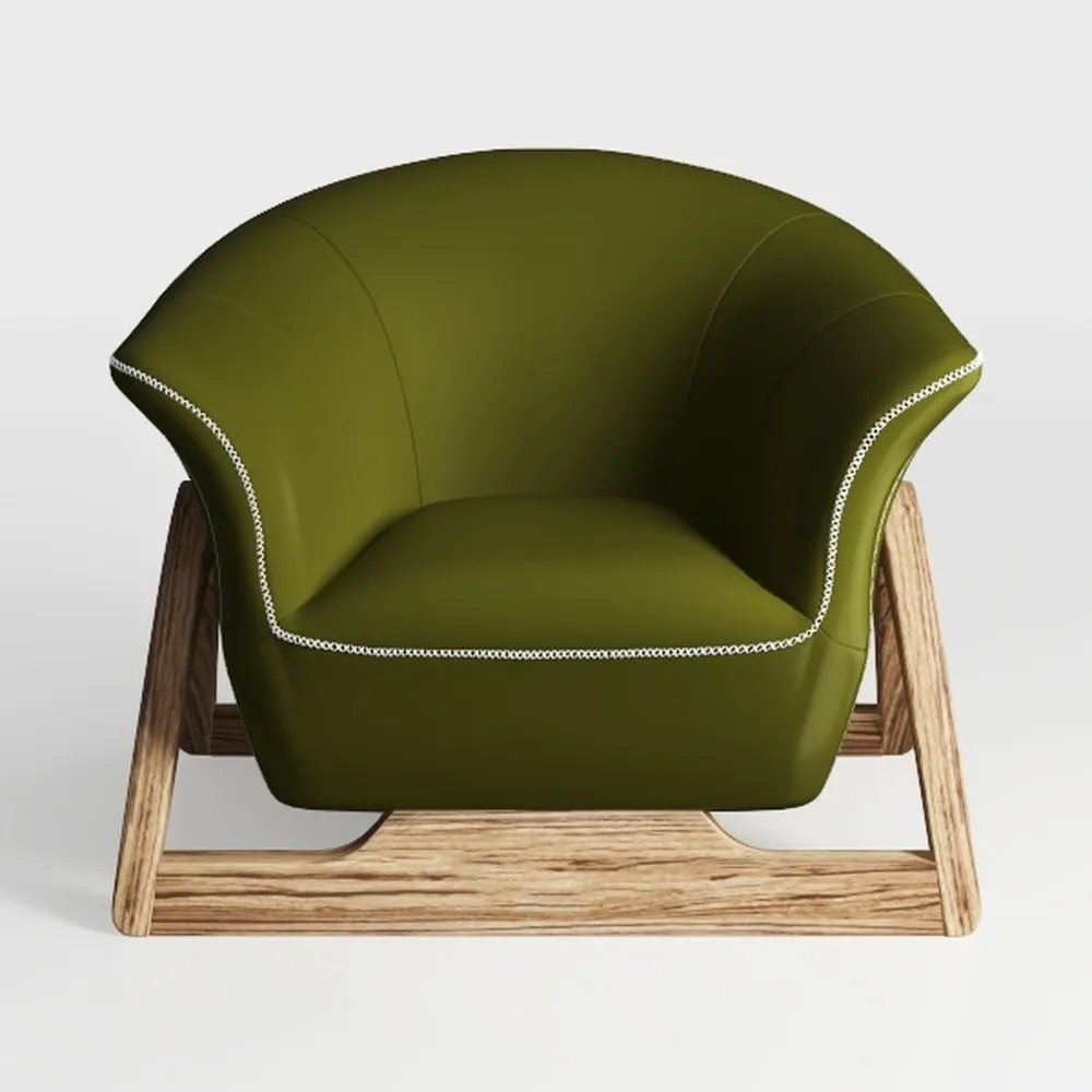 360 Degree Swivel Barrel Accent Chair Set of 2