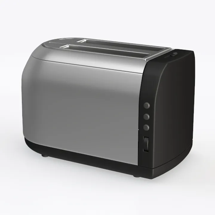 Grey Toaster 4 Slice, Dual Independent Controls