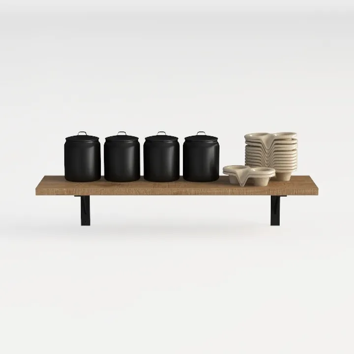 café wall shelf