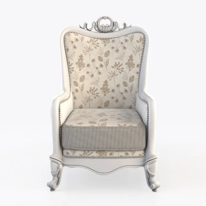 MOJAY Modern Accent Chair, Wingback Armchair Flora