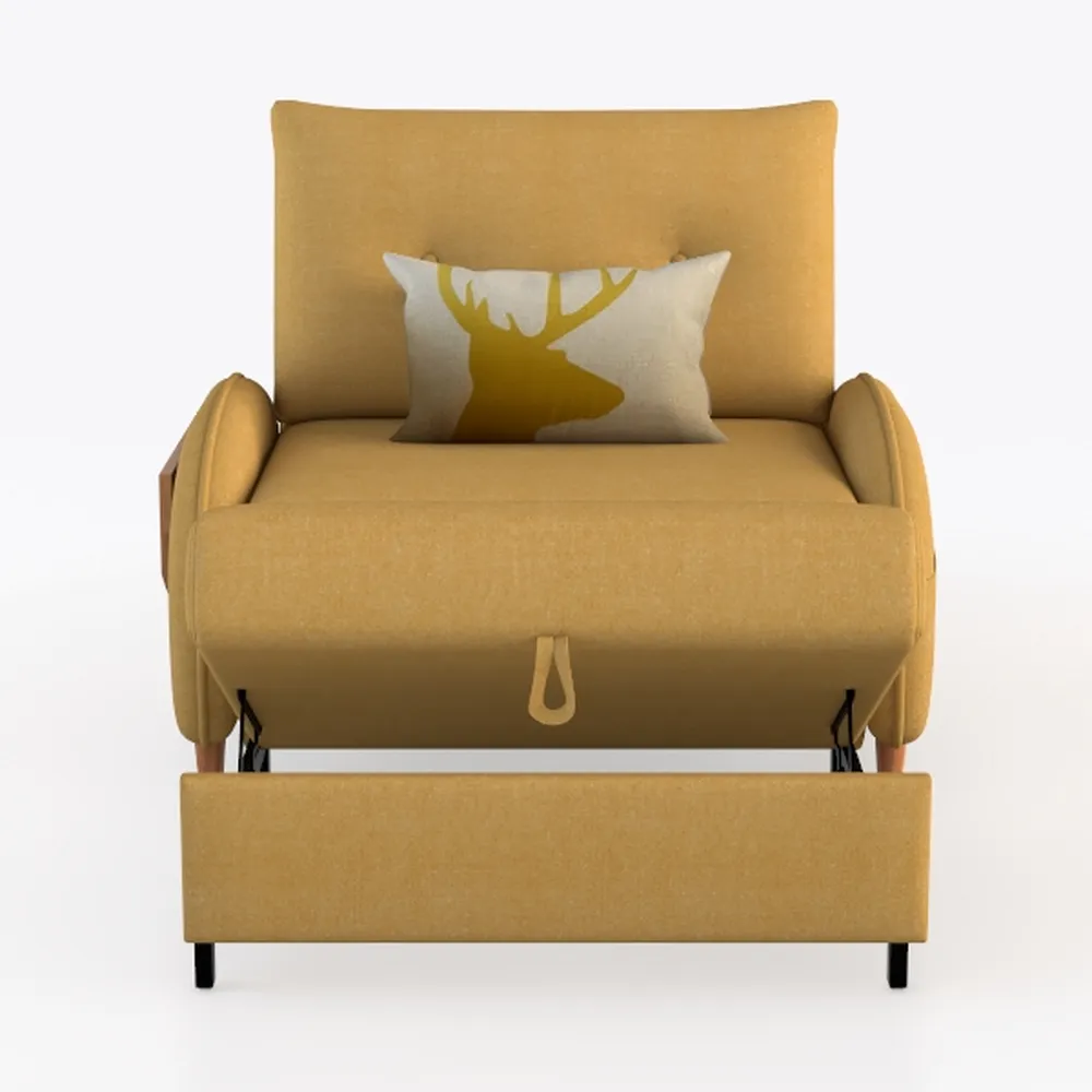 Mervynn Muted Yellow Polyester Standard (No Motion