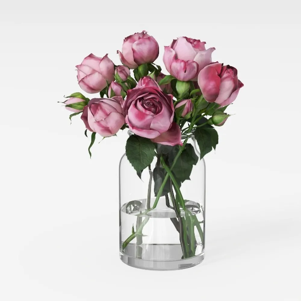 NUPTIO Glass Bud Vases Centerpiece: 12 Pcs Small