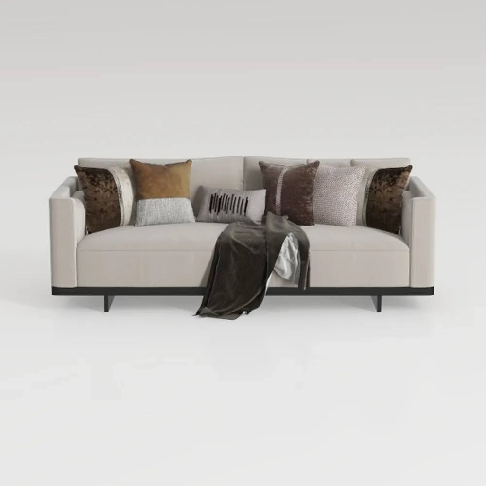Manhattan Comfort Verandah 112” Chenille Sofa with
