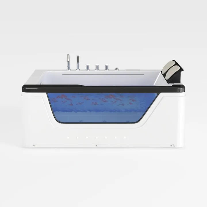 Empava 59” Whirlpool Bathtub, Jetted Tub with