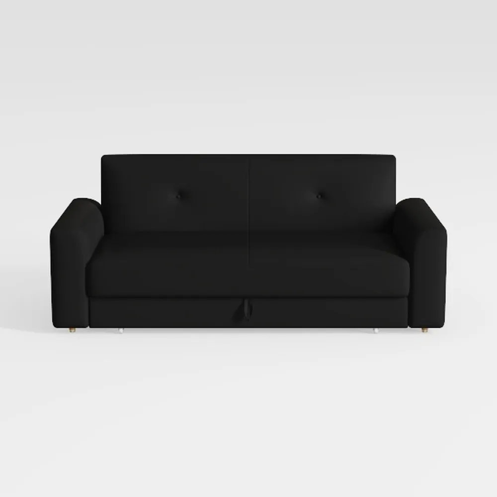 3 in 1 Sleeper Sofa Couch Bed, Small Tufted Velvet