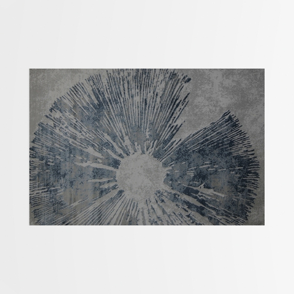 KING DARE Black Area Rugs 4x6 Rug for Bedroom