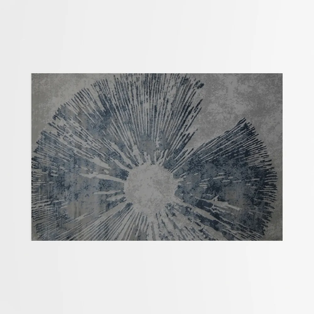 KING DARE Black Area Rugs 4x6 Rug for Bedroom