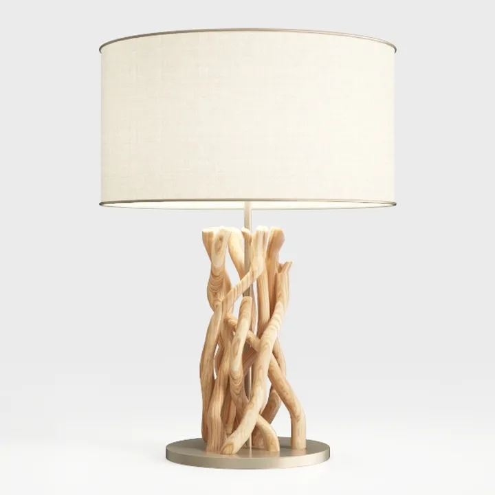 Scenekoy Sculptural Table Lamp Set of 2 with USB