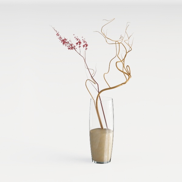 Ceramic Rustic Vase, 9.6 Inch Terracotta Rustic