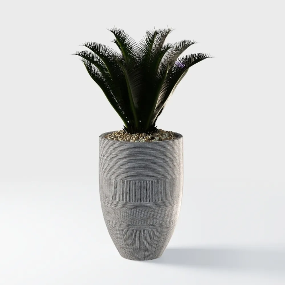 Ceramic Rustic Farmhouse Vase, 12.8" Large Rustic