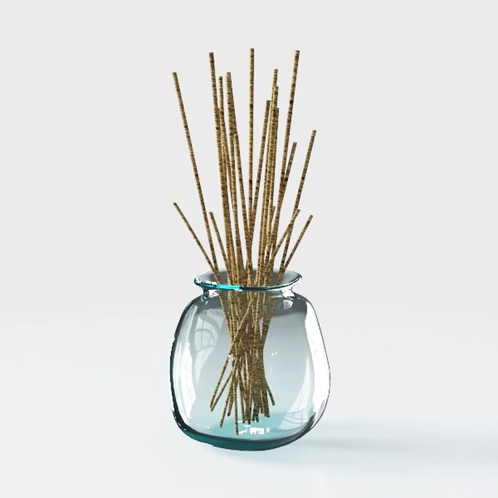 Ins Style Transparent Glass Aromatherapy Storage Containers Minimalist Aromatherapy Diffuser Bottles Modern Diffuser Ornaments