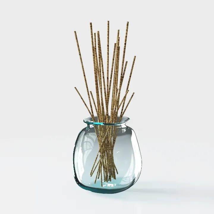 Ins Style Transparent Glass Aromatherapy Storage Containers Minimalist Aromatherapy Diffuser Bottles Modern Diffuser Ornaments