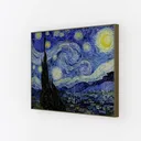 Kepgonegu Large Canvas Wall Art Gray Flower Left 45 Degree View