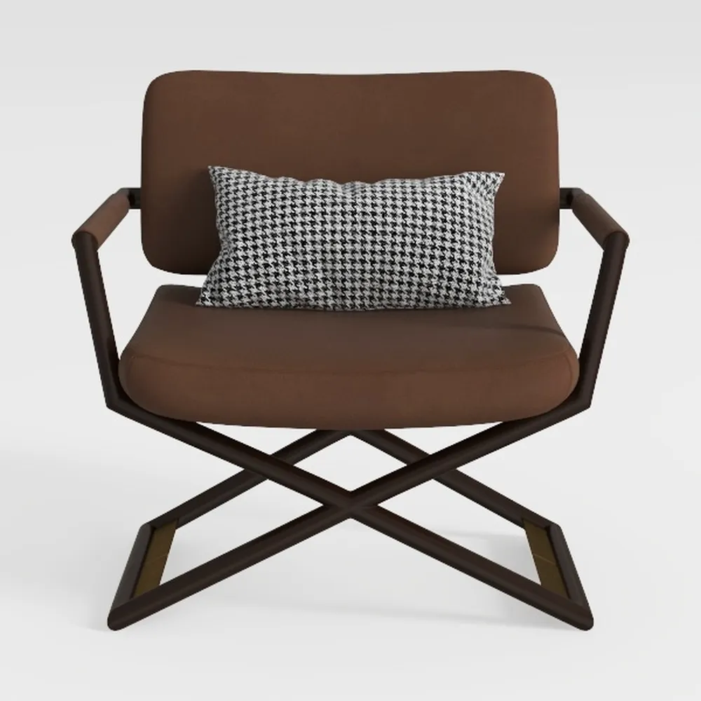 TUKAILAi PU Leather Single Sofa Couch, Modern Acce