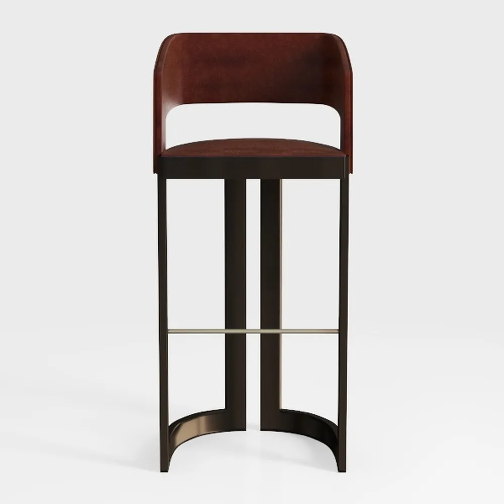 Cosmopolitan 25.5 in. Pebble and Black Metal Count