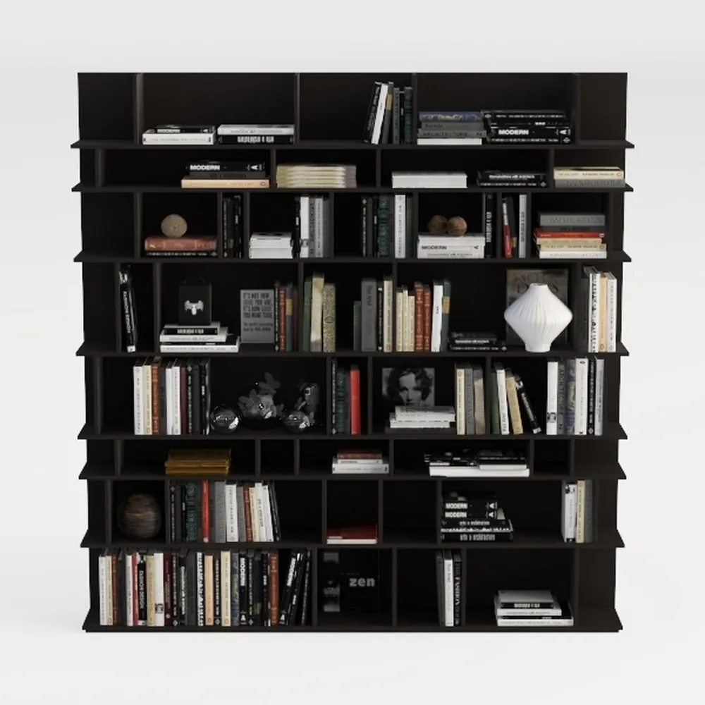 BLANKSPACE 71" H Large Bookcase with 6 Open Shelve