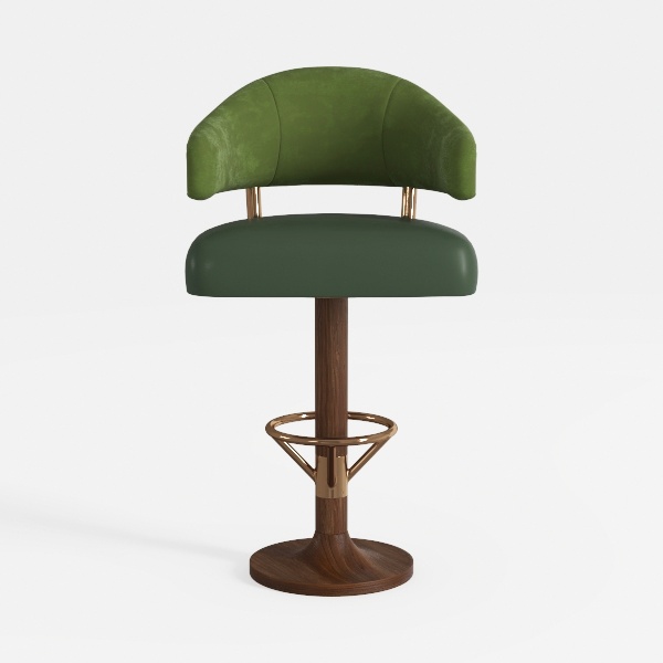 Grey PU Leather Upholstered Vanity Chair - Cute De