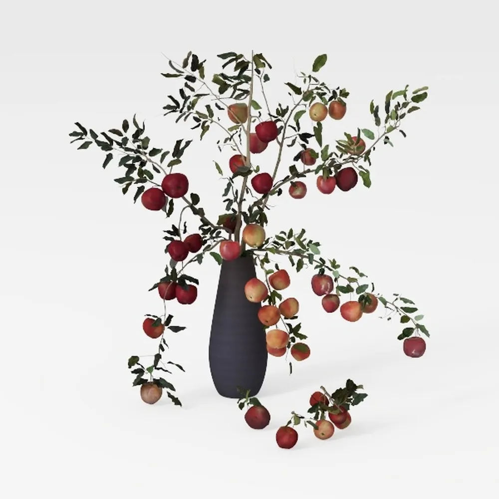 Fall Flowers, Burnt Orange Faux Kiku Flowers