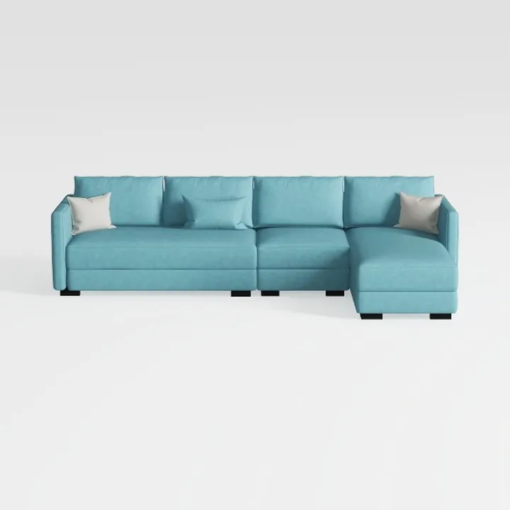 129 Inch 8-Seater Modular Sectional Sofa Set with 