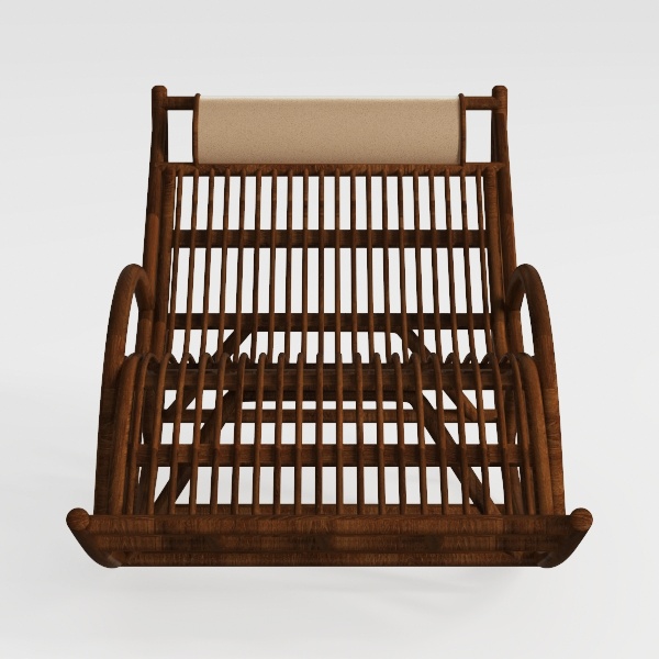 Tangkula Teak Wooden Chair, Mid Century Modern Acc