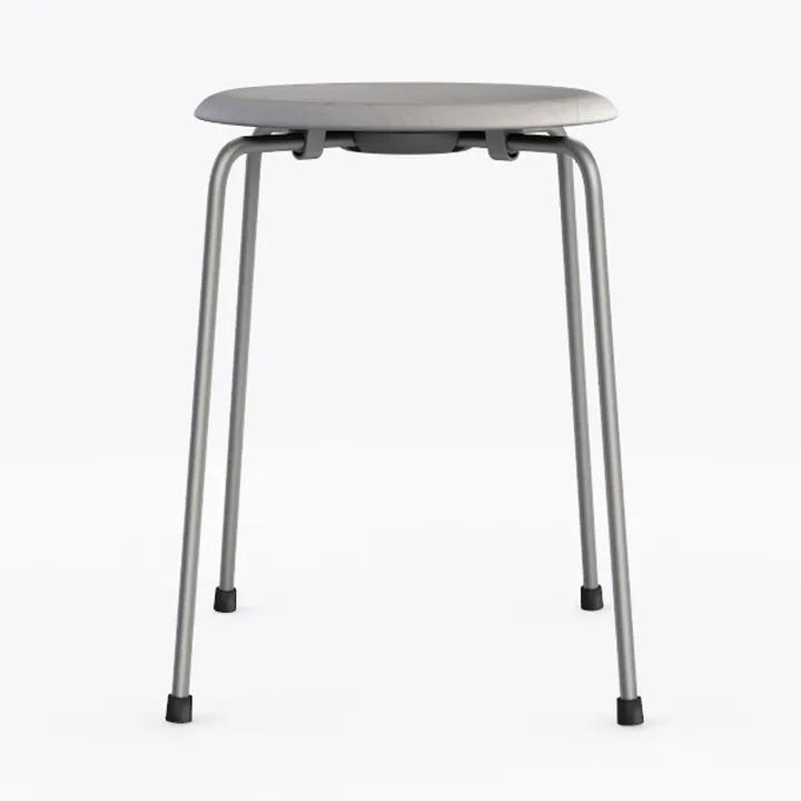 Felix Collection 18 in. Stool, Grey Metal Frame, M