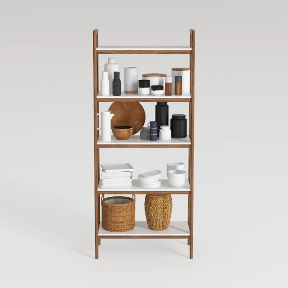 VASAGLE Bookshelf, 5-Tier Narrow Book Shelf, 11.8