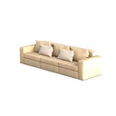 ovios 105” Modular Sectional Sofa with Thicken Left 45 Degree View