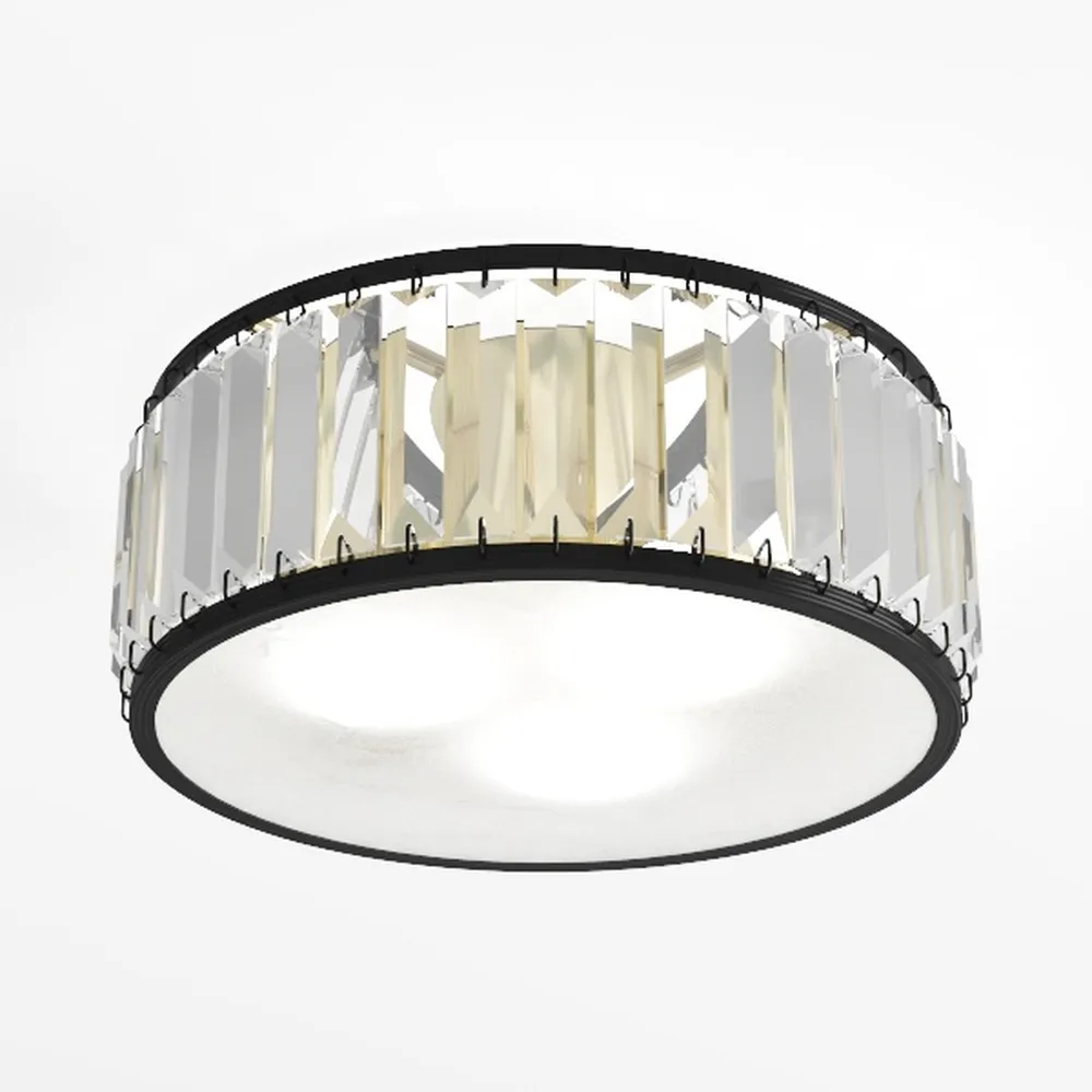 DuMaiWay Semi Flush Mount Ceiling Light, Double