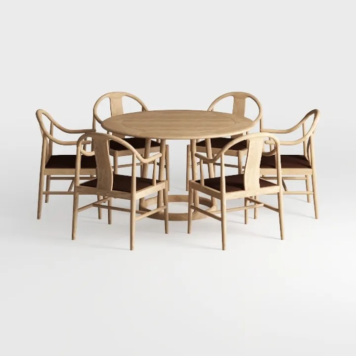 VASAGLE Wooden Dining Chairs, Set of 4, Kitchen