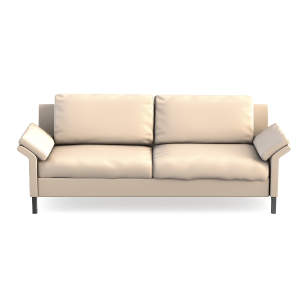 Modern Sofa Velvet Couch with Wooden Legs for