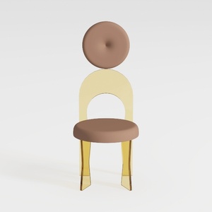 Tov Furniture Carmel Round Upholstered Chair (Velv