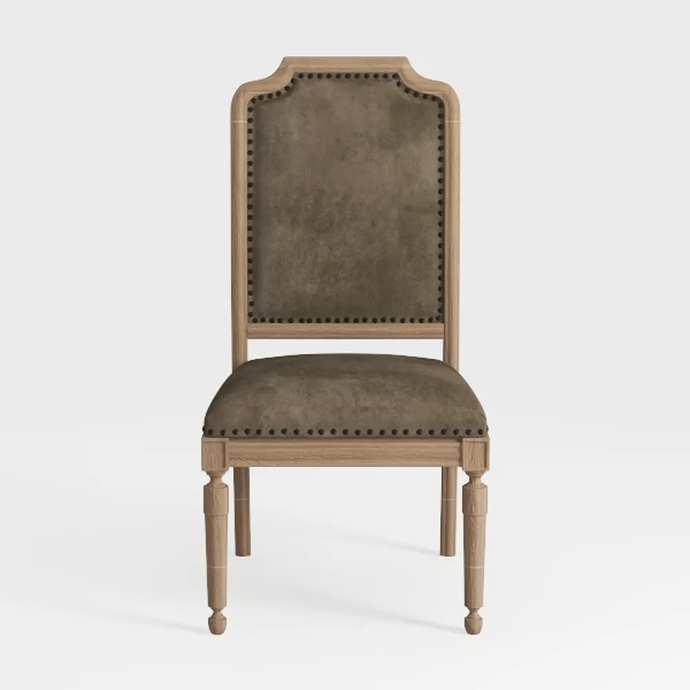 Dining Chairs Set of 2 High Back Kitchen Chairs