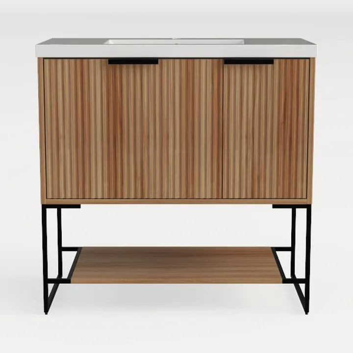 YGEOMER Buffet Cabinet Sideboard Farmhouse