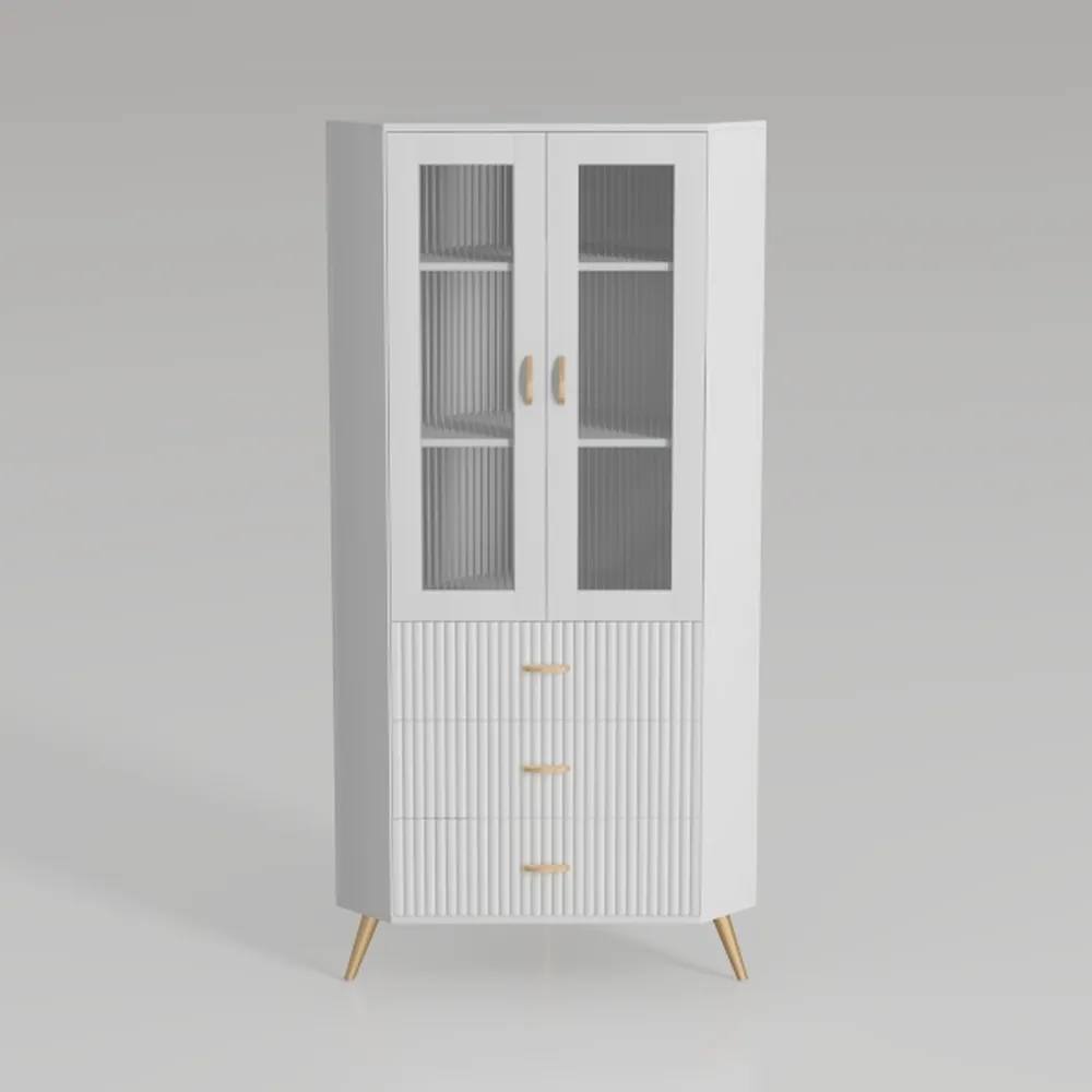 LITTLE TREE Bookcase with LED Light and Doors