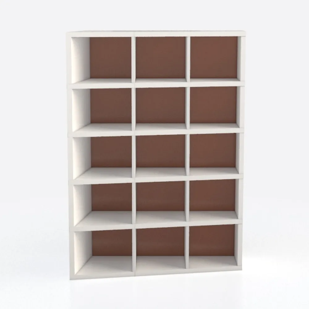 Giantex 6-Cube Bookcase, White Cubby Bookshelf